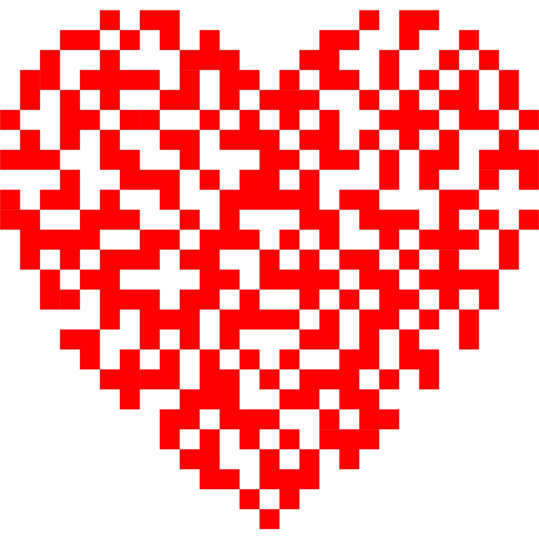 QR Code Heart Word of LOVE